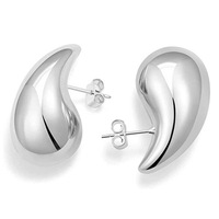 Boucles d'oreilles pendantes élégantes et tendance en acrylique CCB plaqué or/argent pour mariage, fiançailles et usage quotidien