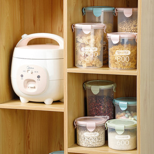 SealPot Food Storage <b>Containers</b> 1000 1500Ml Airtight Clip On Lid For Kitchen Grains Snacks - Product Image 3