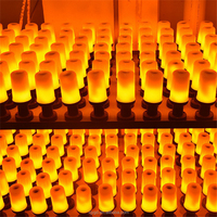 Ampoules à flamme LED, ampoules scintillantes les plus réalistes, ampoules E26 d'Halloween, lumières d'Halloween extérieures et intérieures