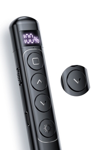 Présentateur sans fil rechargeable USB 2.4Ghz pointeur laser rouge stylo à <span class=keywords><strong>télécommande</strong></span> PPT <span class=keywords><strong>pour</strong></span> le contrôle de la page de <span class=keywords><strong>présentation</strong></span> <span class=keywords><strong>Powerpoint</strong></span> - Product Image 2