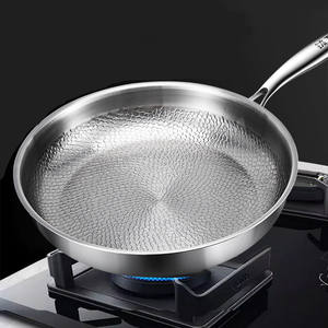 Sartén y Olla <span class=keywords><strong>de</strong></span> <span class=keywords><strong>Titanio</strong></span> Sin Recubrimiento <span class=keywords><strong>de</strong></span> 26/28/30/32 cm, Ecológica, para Senderismo y Camping al Aire Libre, con Tapa <span class=keywords><strong>de</strong></span> Vidrio - Product Image 5