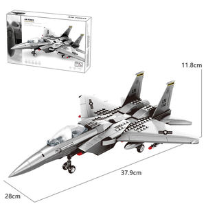 Wange 4004 F-15 Eagle Fighter, Modelo de Avión de Combate, Compatible con Bloques de Partículas Pequeñas, Ladrillos, Juego de Construcción Educativo para Niños, Juguetes - Product Image 5