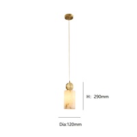 Décoration de maison minimaliste moderne, luminaire en albâtre de luxe, villa, restaurant, cuisine, lustre, bureau, lampe suspendue en marbre