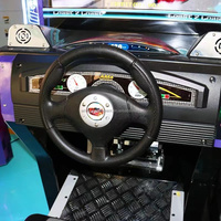 Simulateur de Course LCD 32 Pouces Outrun - Machine de Jeu de Course Automobile d'Arcade à Monnayeur pour Centre d'Arcade