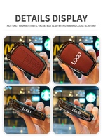 Coque de protection intégrale en cuir pour clé de voiture avec cadre métallique, moulage original, boutons précis, pour clé de voiture Toyota, étui de mise à niveau