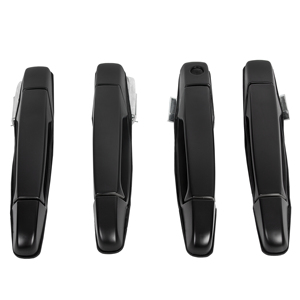 Jeu de <span class=keywords><strong>4</strong></span> poignées de porte noires avant et arrière pour Chevy GMC Tahoe Yukon Sierra 07-14 - Product Image 3