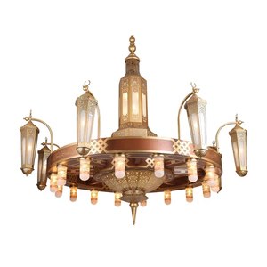 Saudi-Arabien großer Metall-Kronleuchter Kirche Tempel individuelle Dekoration Beleuchtung - Product Image 6