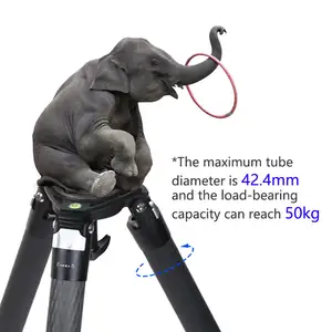 OBO V990L Load Capacity 50kg Carbon Fiber Professional Digital Camera Tripod For Professional Photographers