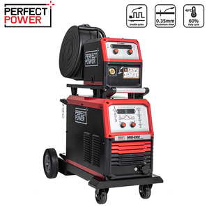 <span class=keywords><strong>M</strong></span>áquina de Soldadura Eléctrica Portátil de Doble Pulso <span class=keywords><strong>MIG</strong></span>/MAG IGBT PERFECT POWER con Alimentador de Alambre Separado <span class=keywords><strong>MIG</strong></span>-280 para ALUMINIO - Product Image 3