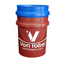 Seau de rangement en plastique PP de qualité alimentaire recyclable sur mesure de 500 ml, seau rond pour bonbons avec poignée