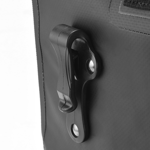 Bolsa de Bicicleta Impermeable SAHOO, Bolsa de Alforja Individual de 10L, Enrollable, de PVC, para Portaequipajes Trasero, Desmontable, con Correa de Hombro Estable, para Ciclismo al Aire Libre - Product Image 4