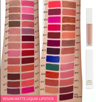 Rouge à lèvres liquide minéral mat de haute qualité, logo personnalisé OEM, professionnel, hydratant, végétalien, imperméable, 12 couleurs, vente en gros