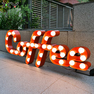 Enseignes lumineuses LED <span class=keywords><strong>PLED</strong></span>, fabrication directe, caractères lumineux en acrylique 3D, ampoules, affichages d'art de lettres, lettres de marquise, magasins, IP65 - Product Image 1