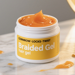 Gel tạo kiểu tóc tết tóc nhãn hiệu riêng, không nhờn, giữ nếp cực tốt, tạo kiểu tóc tết gọn gàng - Product Image 4