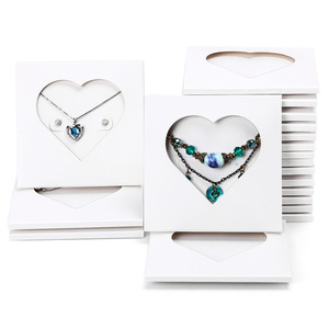 Tùy chỉnh Vòng cổ thẻ hiển thị bao bì kraft giấy bù đắp giấy sóng Hội Đồng Quản trị các tông đồ trang sức chủ thẻ hộp - Product Image 2