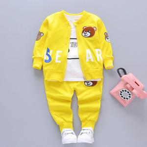 Conjunto de 3 Piezas de Ropa para Niños, Sudadera, Camiseta y Abrigo, Ropa para Bebés, Niños y Niñas - Product Image 3