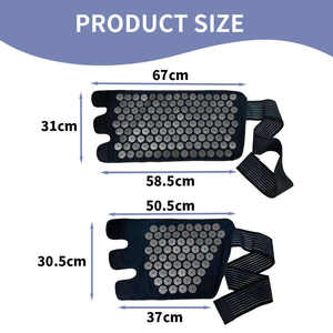 Tapis d'acupression de haute qualité avec picots en plastique, ensemble de massage pour les jambes, exercices corporels, <span class=keywords><strong>musculation</strong></span> - Product Image 2