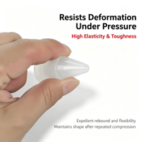 Bouchon conique en silicone résistant aux hautes températures pour électrolyse, anodisation, peinture, masquage et étanchéité