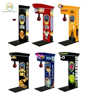 Machine de boxe d'arcade, machine de jeu Dragon Punch à monnayeur
