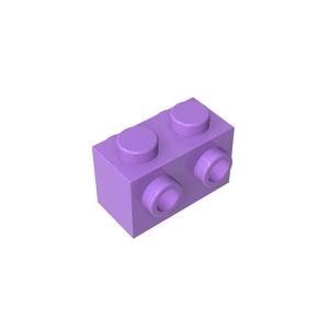 [Gobricks] (partes 52107) ladrillo 1X2 W. Cuatro pomos ladrillo - Product Image 5