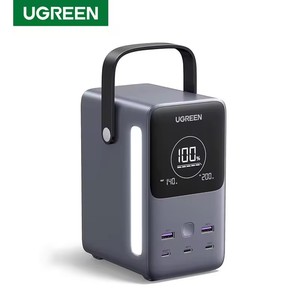 UGREEN 300W 48000mAh Chargeur <span class=keywords><strong>portable</strong></span> à charge rapide, batterie externe 6 en 1, station d'alimentation <span class=keywords><strong>portable</strong></span> avec écran LED pour iPhone Xiaomi - Product Image 1