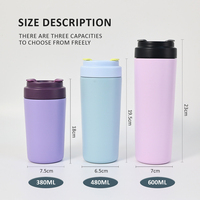 Bouteille d'eau isolée mignonne en acier inoxydable avec bouchon à torsion facile-écologique sans BPA pour les cadeaux d'affaires