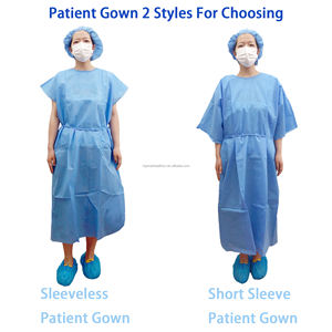 <span class=keywords><strong>Blouse</strong></span> <span class=keywords><strong>jetable</strong></span> pour patients hospitalisés - Product Image 3