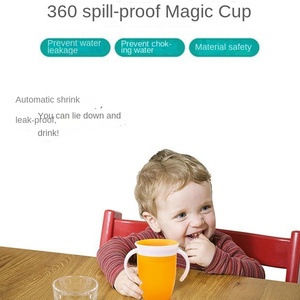 360 °   Gobelet d'<span class=keywords><strong>apprentissage</strong></span> pour bébé, nourrisson et enfant, 240 ml, gobelet en silicone de qualité alimentaire, <span class=keywords><strong>anti</strong></span>-<span class=keywords><strong>fuite</strong></span> - Product Image 5