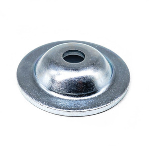 ฝาครอบชิ้นส่วนโลหะแบบกำหนดเองพร้อมสปริงเหล็กชุบสังกะสีและหน้าแปลน - Product Image 2