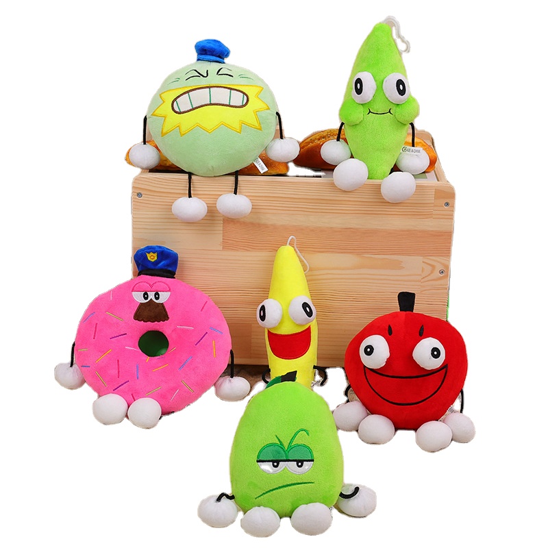 Shovelware Brain Game Plush Toys - Kawaii Fruit Softies