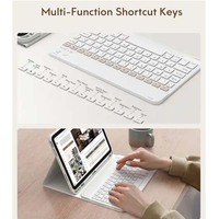Étui de protection intégral pour clavier Applicablewei MatePad Pro 10,8 pouces, en cuir PU et TPU, anti-chute, coque pour tablette