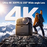 Caméra d'action Wi-Fi APEX 4K 2026, la plus vendue, pour sports de plein air, enregistreur vidéo, mini caméra corporelle