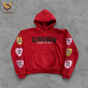 Custom Oversized Heavyweight Vintage Acid Wash Black Hoodie DTG Print Sun Faded Hoodie Embroidery Logo Oversized Hoodies - Product Image 1