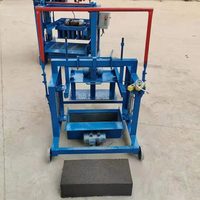 2-45 petite machine manuelle portable de fabrication de briques diesel en béton prix