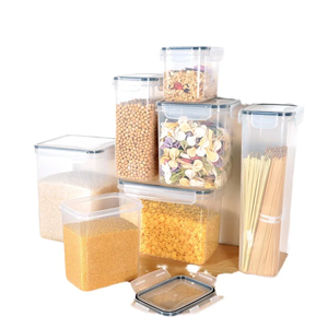 Contenedores de Almacenamiento de Alimentos Plegables Herméticos de Plástico Personalizados con Gran Capacidad para Cocina y Despensa - Product Image 4