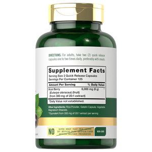 แคปซูลสารต้านอนุมูลอิสระสำหรับผิวสวยอาซาอิเบอร์รี่แคปซูลอาซาอิเบอร์รี่ - Product Image 2