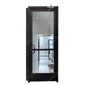 <span class=keywords><strong>Porte</strong></span> intérieure à <span class=keywords><strong>double</strong></span> vitrage à <span class=keywords><strong>prix</strong></span> bon marché <span class=keywords><strong>Porte</strong></span> affleurante en aluminium à une feuille Portes battantes modernes en aluminium pour <span class=keywords><strong>entrée</strong></span> française - Product Image 1