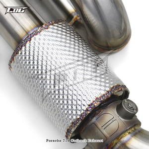 Tuning Axle Back para PORSCHE 718 <span class=keywords><strong>Boxster</strong></span>/Cayman 2,0 2016-2023 Tubo de escape de acero inoxidable con sistema de silenciador Catback con válvula - Product Image 3