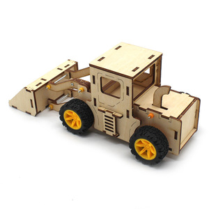 Wooden Excavator <b>Model</b> <b>Building</b> Kit For Kids STEM Education Science Toy 4-6 Years Old DIY Assembly Construction Set - Product Image 1