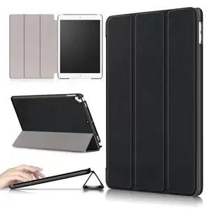 Funda de tableta para ipad 10,2/10,5 pulgadas 2019/2020 Universal, ultra delgada, tres pliegues