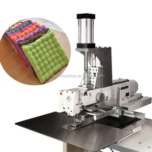 Automatic Pillow Stitching Tacking Machine Sofa Thick Cushion Lock Stitch Pattern Sewing Machine