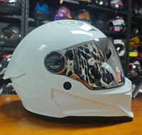 Casque de moto homologué DOT, lentille en PC, matériau ABS, casque intégral toutes saisons