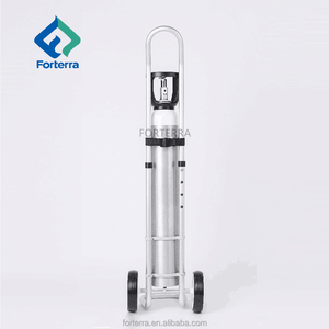 Tùy chỉnh chất lượng cao LPG Xi lanh khí giỏ hàng xách tay LPG Xi lanh khí xe đẩy với cứng bánh xe cao su - Product Image 3