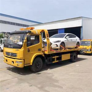 Camion automatique à barrière plate Dong Feng Véhicules de sauvetage à bon <span class=keywords><strong>prix</strong></span> Remorques de voitures bon marché - Product Image 3