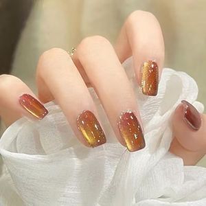 Vente directe d'usine : Vernis gel UV non toxique, série œil de chat or cassé 6 couleurs - Product Image 5