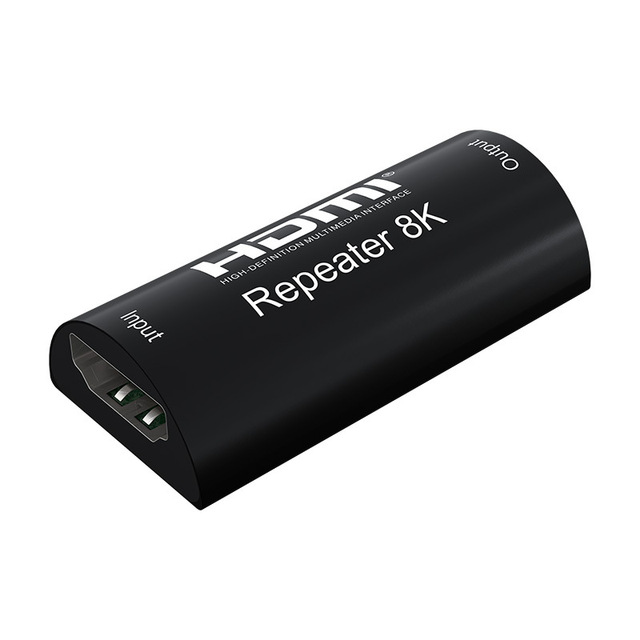 8K HDTV Video Signal Amplifier Female-to-Female Repeater for TV Computer Monitor Home Theater Systems