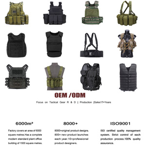 Gilet <span class=keywords><strong>Molle</strong></span> a sgancio rapido 1000D da allenamento Outdoor Cordura da uomo gilet tattico per uomo - Product Image 4