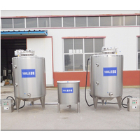 Réservoir de pasteurisation du lait 100L/300L / Réservoir de pasteurisation à haute température du lait frais