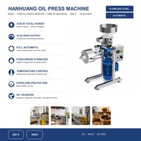Presse à huile commerciale Dongdu Bao SK43, nouvelle, multi-huiles, automatique, haute capacité 15-20 kg/h, 3150 W, 220 V