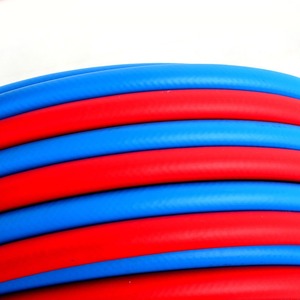 Tuyau de soudage double en PVC flexible renforcé, tuyau tressé en PVC, prix des tuyaux d'air doubles bicolores - Product Image 1